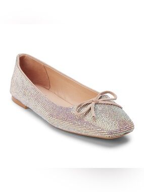 🌺 NWOT Matisse Roxy Rhinestone Ballet Flats with Bow